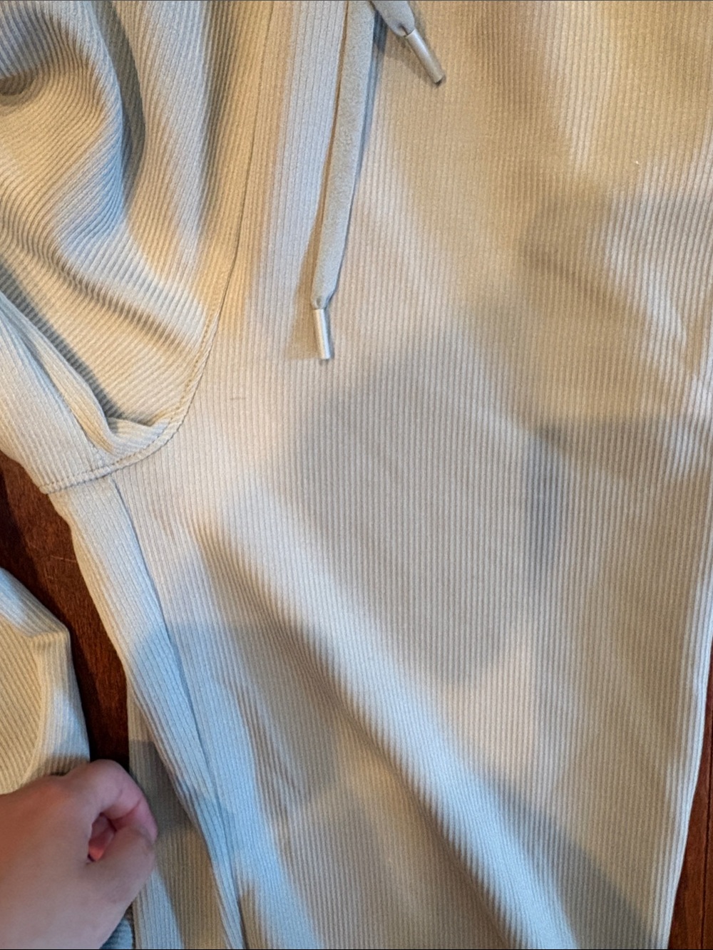 All in motion Light Sage Wide-Leg Drawstring Pants - Picture 4 of 4